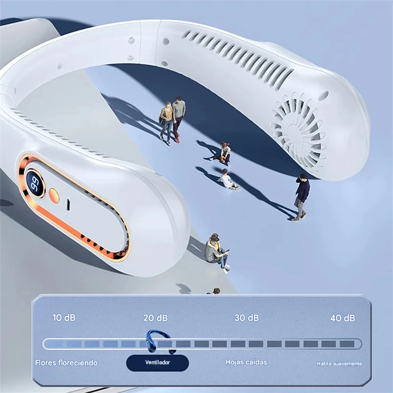 Mini ventilador de cuello sin aspas