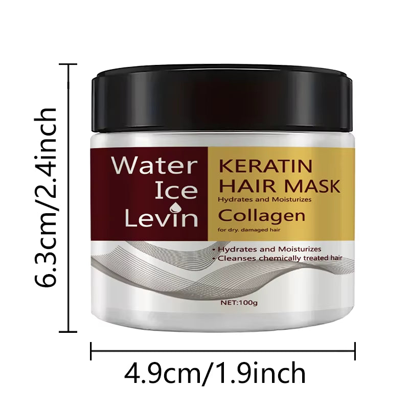 Keratin Collagen Hair Mask Dual Oil Control Moisturizer Conditioner Soft Smooth Frizz Damaged Repair Revitalize Hair Care