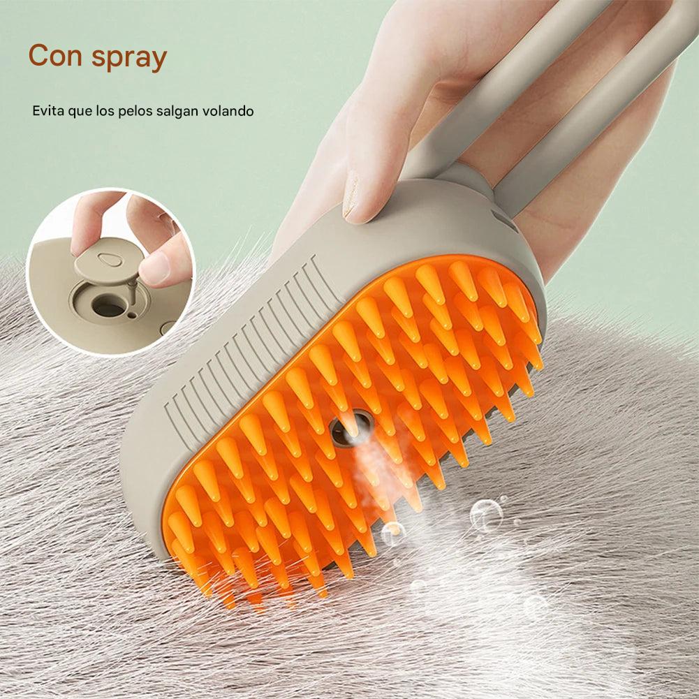 Cepillo recargable a vapor para mascotas
