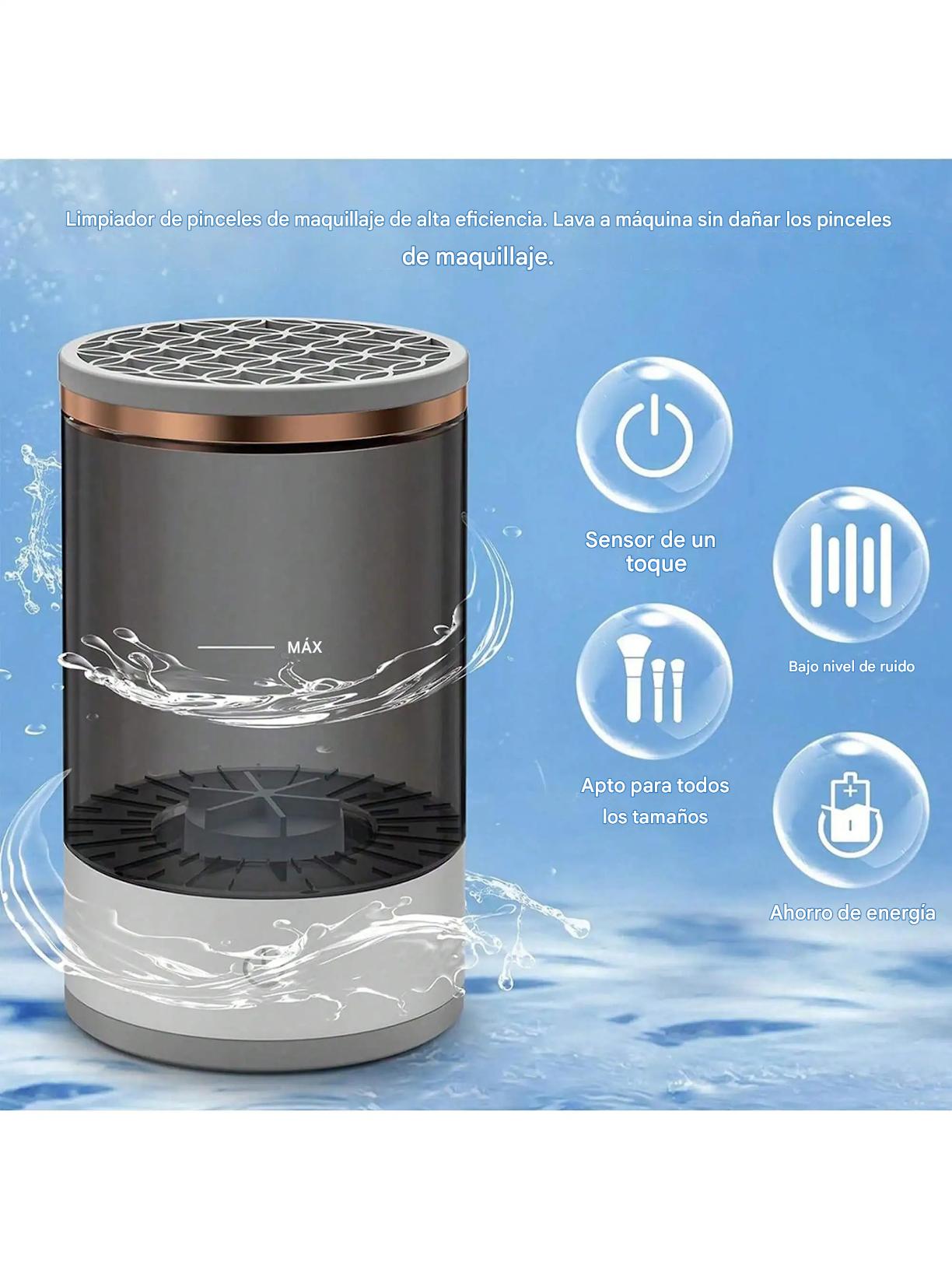 Limpiador Automático de Pinceles de Maquillaje