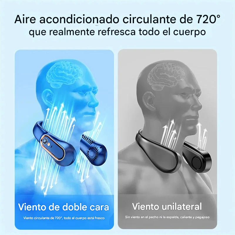 Mini ventilador de cuello sin aspas