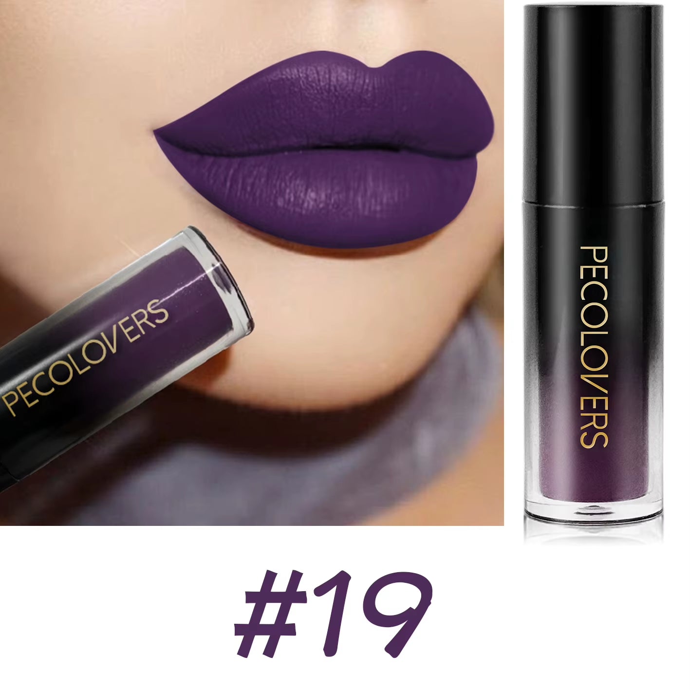 Velvet Matte Lipstick Sexy Red Lip Gloss Waterproof Long Lasting Easy Coloring Non-Fading Non-Stick Cup Liquid Lip Stick