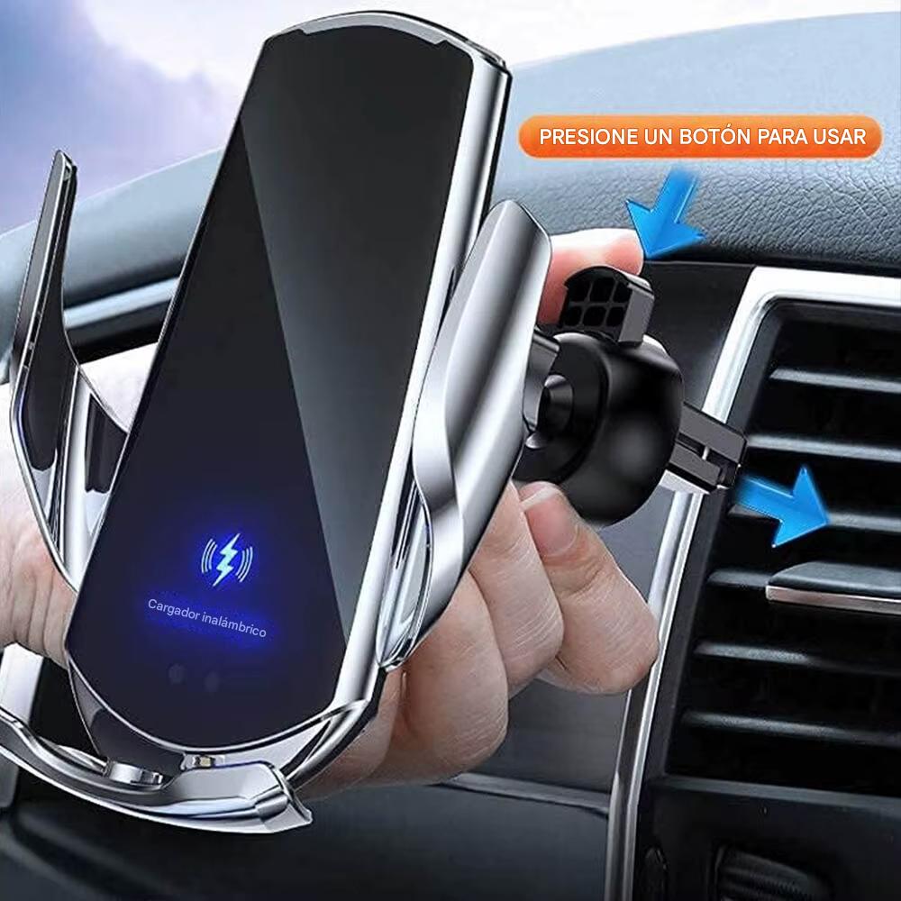 CARGADOR INALÁMBRICO PARA COCHE CON SENSOR INTELIGENTE
