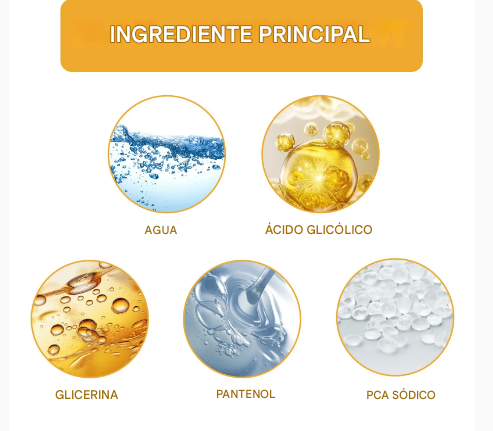 Tónico Facial con Ácido Glicólico 7% – Exfoliante Suave, Antiacné, Reafirmante y Reductor de Poros 100ml