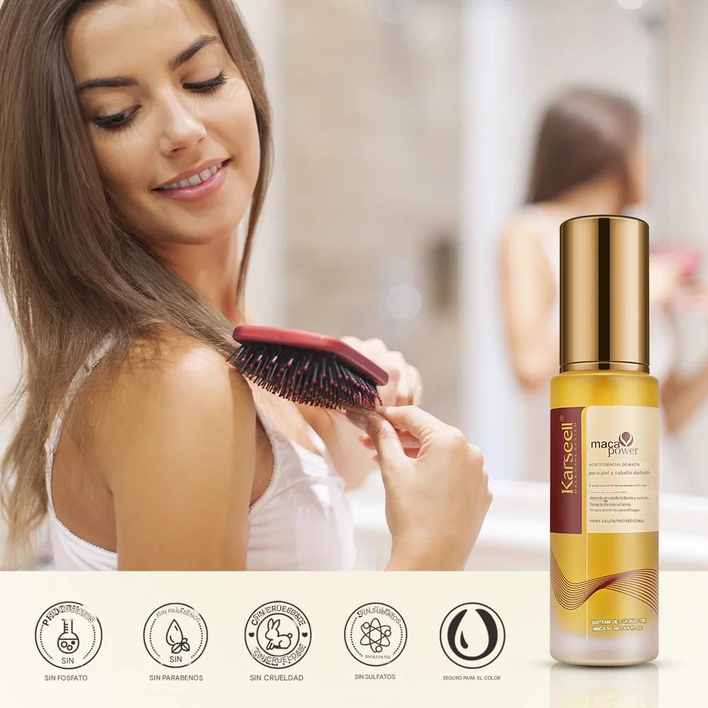 Aceite de Argán Marroquí Karseell 50ml – Sérum Capilar Reparador, Hidratación Natural para Cabello Seco, Piel y Uñas
