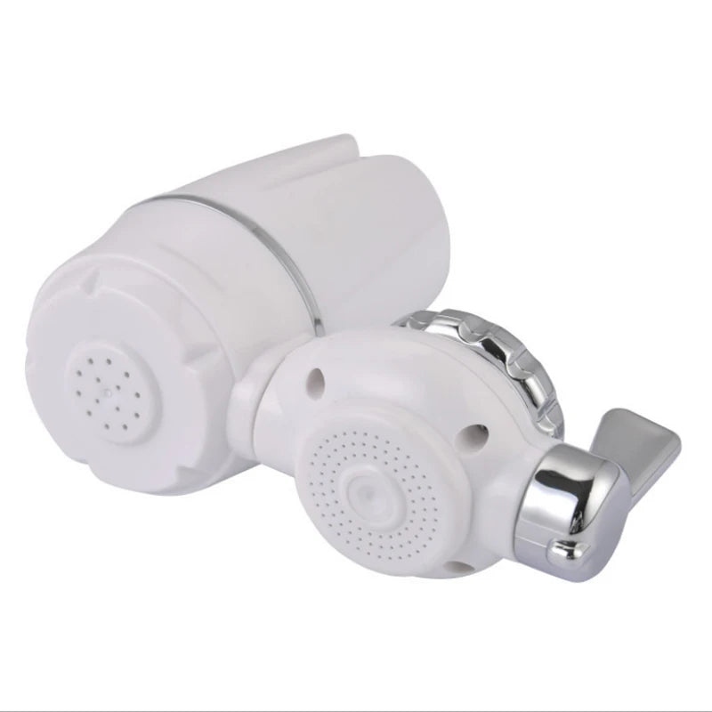 Faucet Water Purifier with Washable Ceramic Filter Cartridge Tap Water Filter for Household Kitchen Faucet Percolator
