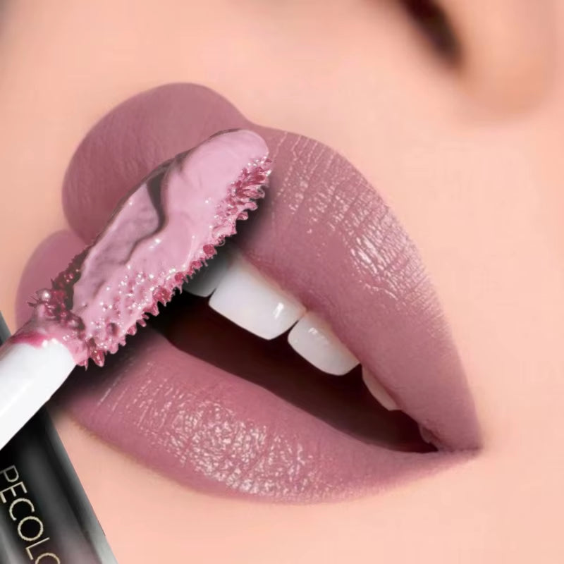 Velvet Matte Lipstick Sexy Red Lip Gloss Waterproof Long Lasting Easy Coloring Non-Fading Non-Stick Cup Liquid Lip Stick