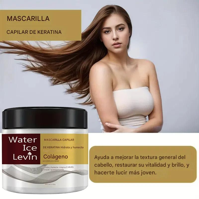 Mascarilla Capilar de Queratina y Colágeno – Reparación Intensiva, Antifrizz y Nutrición Profunda