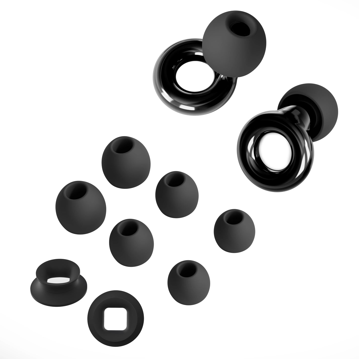 Tapones de Oído Loop Quiet de Silicona – Reducción de Ruido para Dormir, Nadar y Viajar | Reutilizables y Súper Cómodos