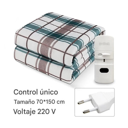Manta Eléctrica de Calefacción 220V con Termostato. Suave, Segura y Gruesa – Ideal para el Invierno y Noches Frías (Varias Medidas)