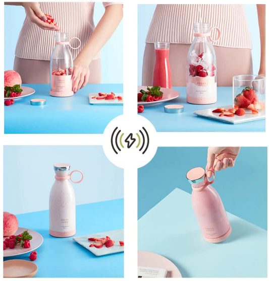 Portable Blender Bottle Electric Orange Juicer Wireless Fresh Juice Extractors Mixer Smoothie Citrus Squeezer Bullet Blender