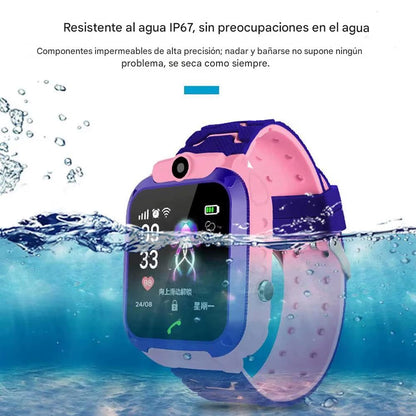 Reloj Inteligente Infantil Xiaomi con GPS y SOS. Llamadas, Cámara, Localizador y Resistencia al Agua. Compatible con Android y iPhone