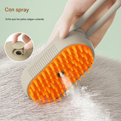 Cepillo recargable a vapor para mascotas