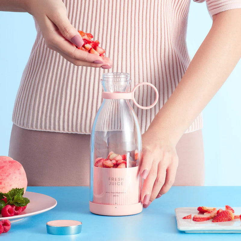 Portable Blender Bottle Electric Orange Juicer Wireless Fresh Juice Extractors Mixer Smoothie Citrus Squeezer Bullet Blender