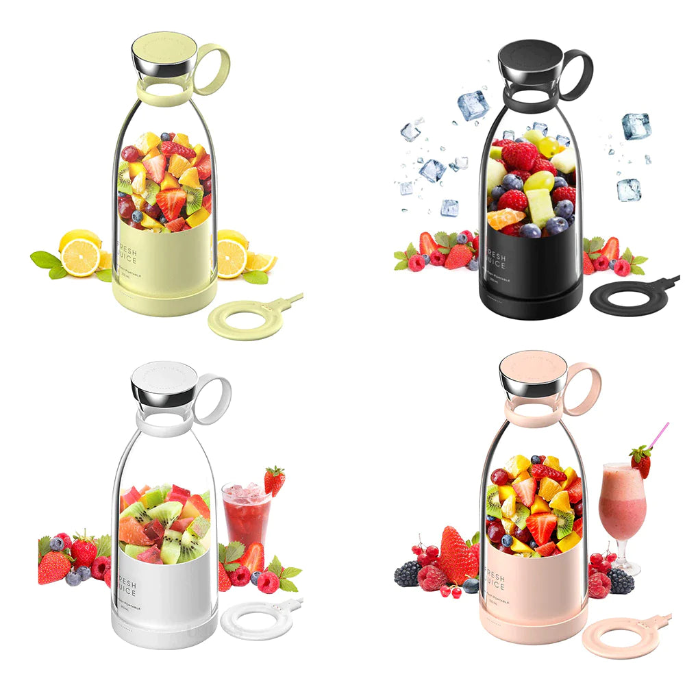 Portable Blender Bottle Electric Orange Juicer Wireless Fresh Juice Extractors Mixer Smoothie Citrus Squeezer Bullet Blender