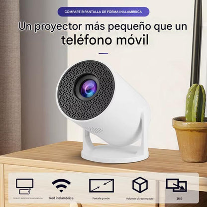 Mini Proyector M5 Pro Wi-Fi 6 y Bluetooth 5.0. Cine Portátil HD 1080P. Ideal para Casa, Oficina o Aire Libre