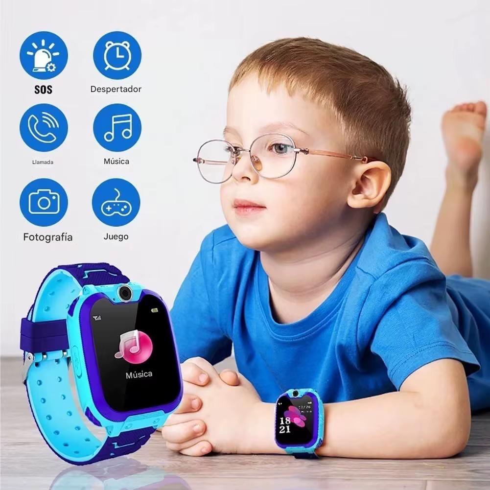 Reloj Inteligente Infantil Xiaomi con GPS y SOS. Llamadas, Cámara, Localizador y Resistencia al Agua. Compatible con Android y iPhone