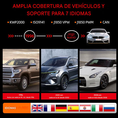 LAUNCH X431 CR3001 – Escáner Automotriz Profesional OBD2. Apaga la Luz del Motor y Diagnostica tu coche