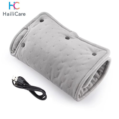 Electric Hand Warmer USB Rechargeable Warming Hand Pillow Electric Heating Belly Warming Electric Heated Waist Warmer