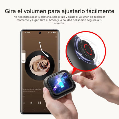 Auriculares Inteligentes HTC NE40 con Pantalla Ultra HD y Traducción AI .Bluetooth V6, Cancelación de Ruido y Control Táctil Premium