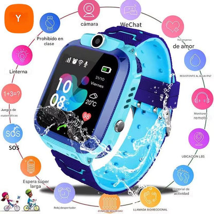 Reloj Inteligente Infantil Xiaomi con GPS y SOS. Llamadas, Cámara, Localizador y Resistencia al Agua. Compatible con Android y iPhone