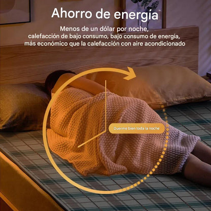 Manta Eléctrica de Calefacción 220V con Termostato. Suave, Segura y Gruesa – Ideal para el Invierno y Noches Frías (Varias Medidas)