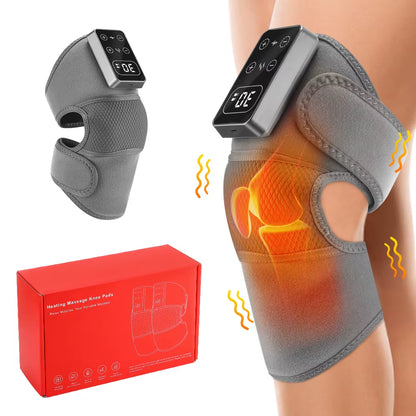 Electric Heated Vibration Knee Massage 3 in 1 Massager for Shoulder Elbow Hot Compress Relieve Muscle Fatigue Blood Circulation