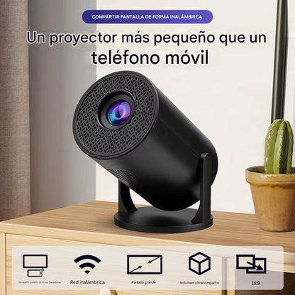 Mini Proyector M5 Pro Wi-Fi 6 y Bluetooth 5.0. Cine Portátil HD 1080P. Ideal para Casa, Oficina o Aire Libre