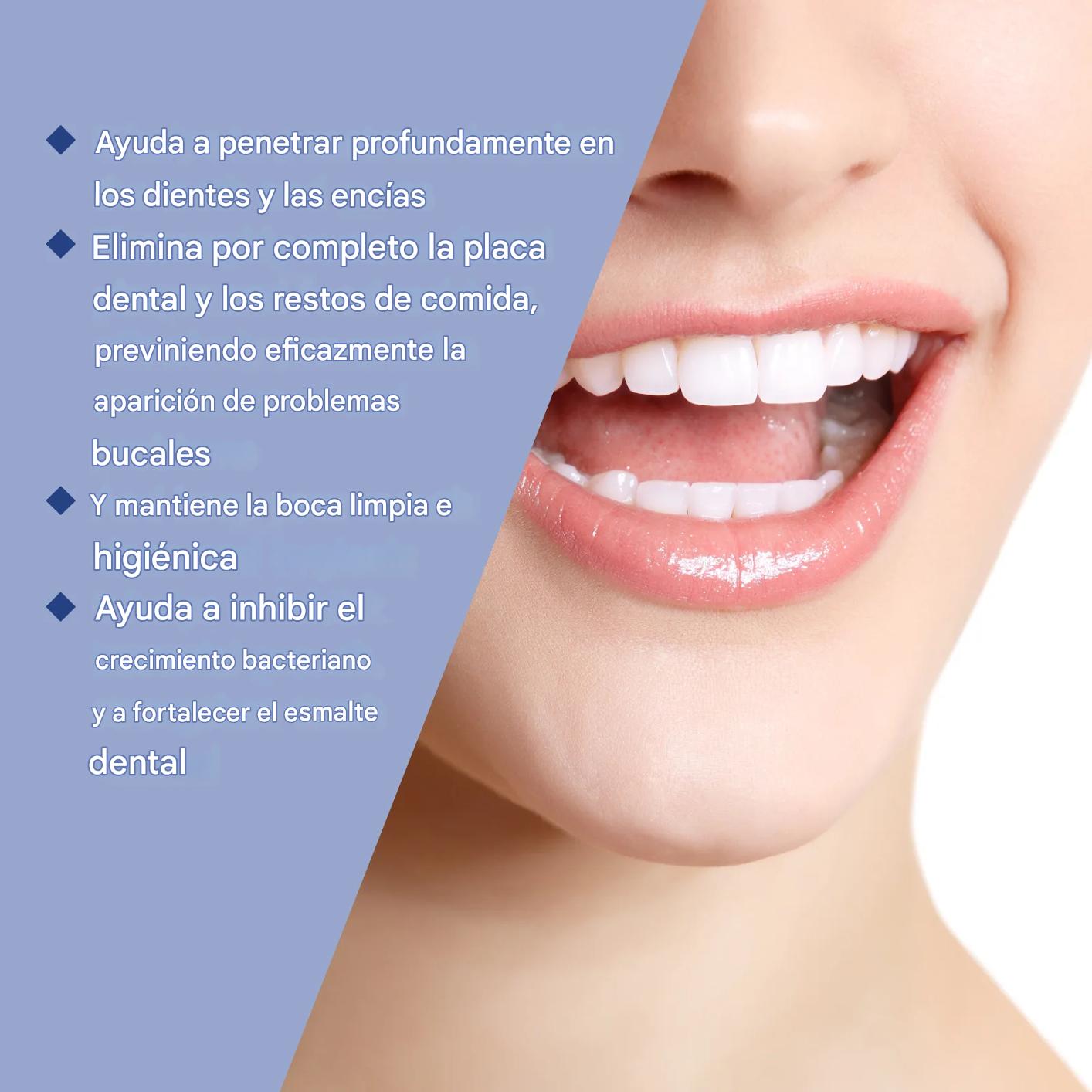 Polvo Blanqueador Dental EELHOE 5 Días. Elimina Manchas, Sarro y Placa. Sonrisa Blanca Natural y Aliento Fresco (50g / 100g)