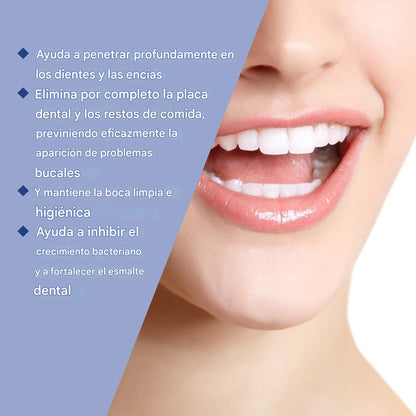 Polvo Blanqueador Dental EELHOE 5 Días. Elimina Manchas, Sarro y Placa. Sonrisa Blanca Natural y Aliento Fresco (50g / 100g)