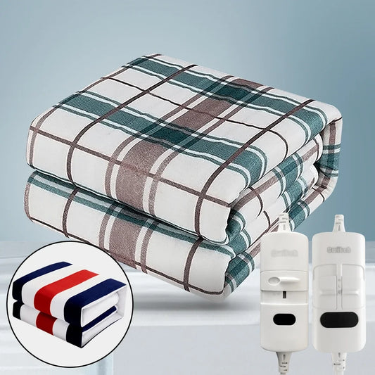 Electric Blanket 220V Thicken Thermostat Electric Blankets 70X150/120X150/150X180Cm Electric Heating Blanket Winter Body Warmer
