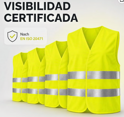 Pack Seguridad Patinete DGT Básico: Casco Homologado EN 1078 + Chaleco Reflectante EN ISO 20471