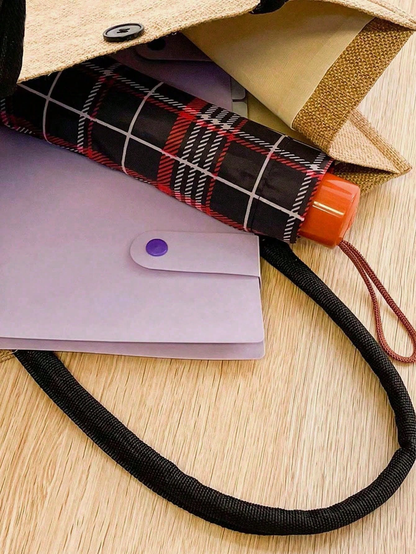 Juego de 2 piezas de bolso de lino