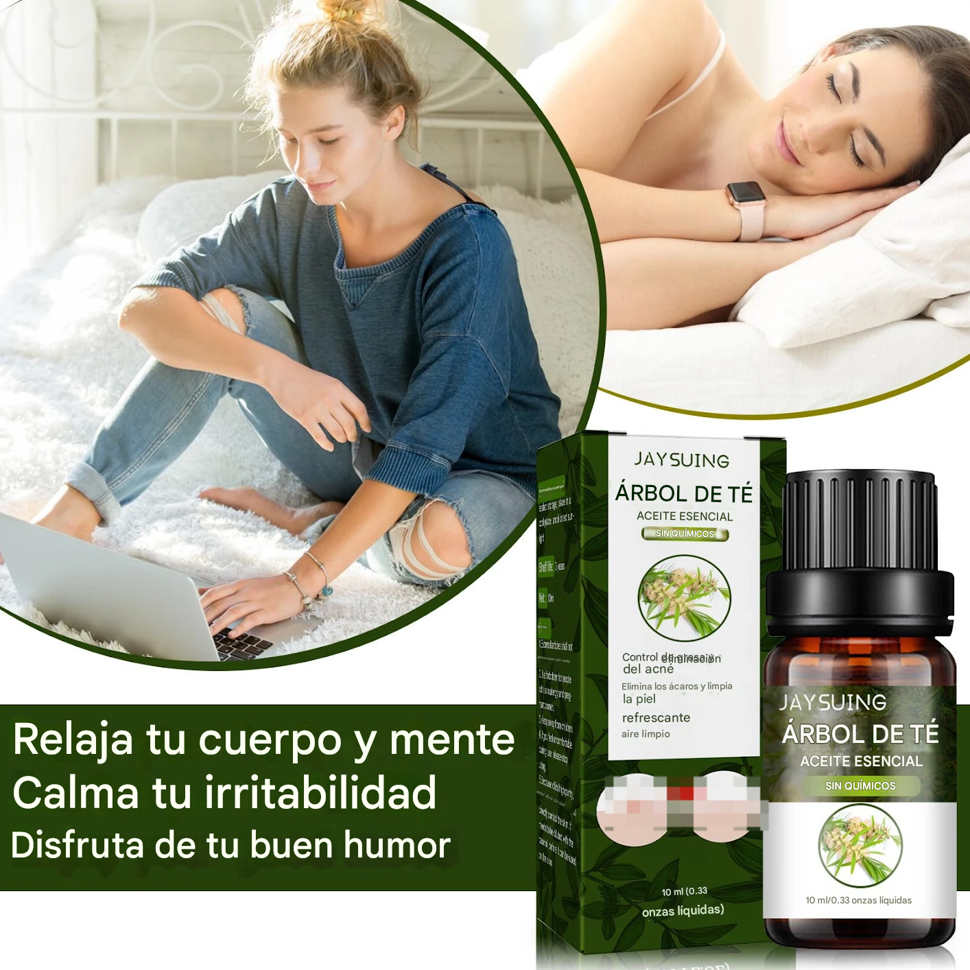 Aceite De Árbol De Té 100% Natural