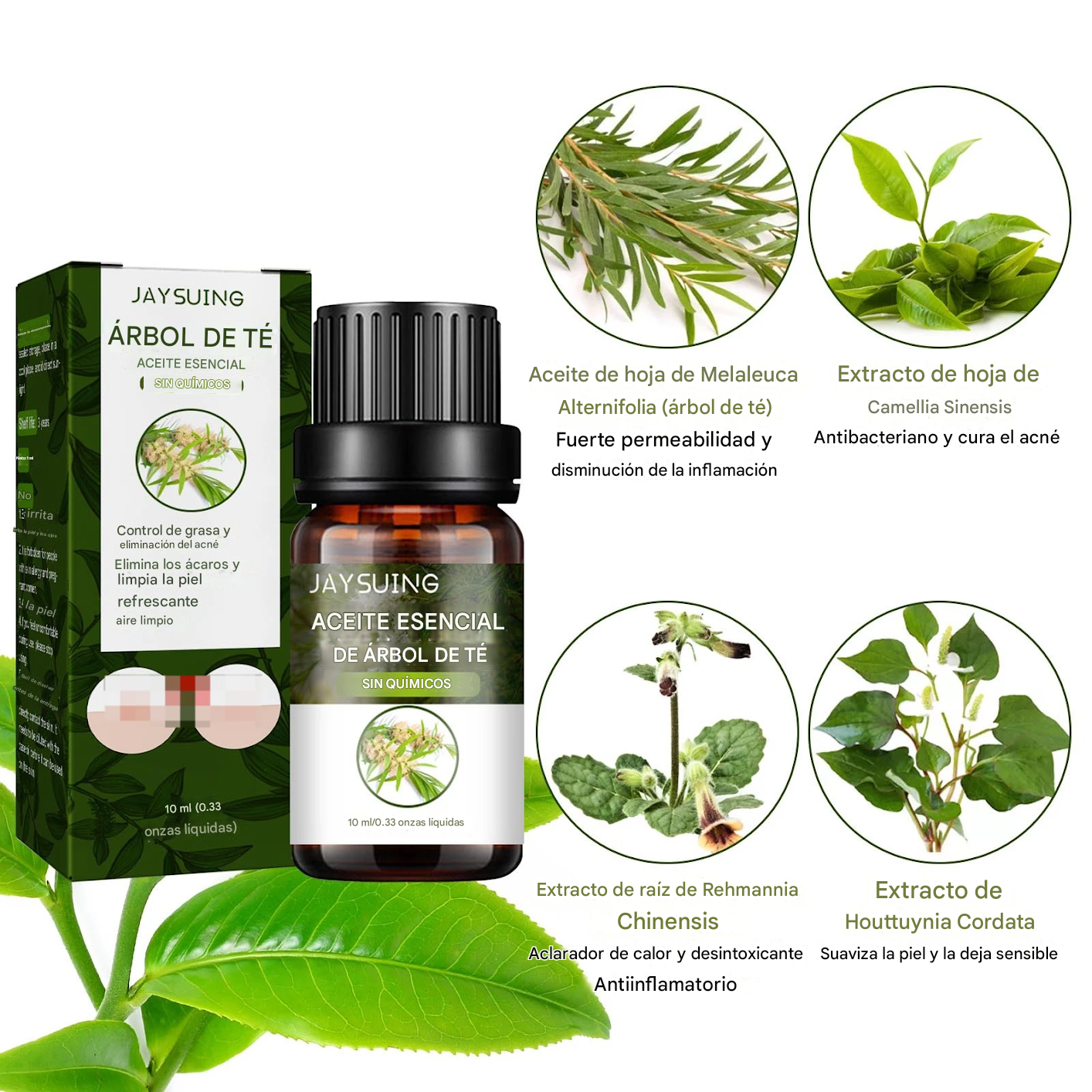 Aceite De Árbol De Té 100% Natural