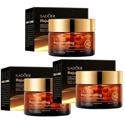 Vitamin C Capsule Cream Collagen Remove Wrinkle Cream Anti-Aging Firming Lifting Fade Fine Lines Moisturizing Brighten Skin Care