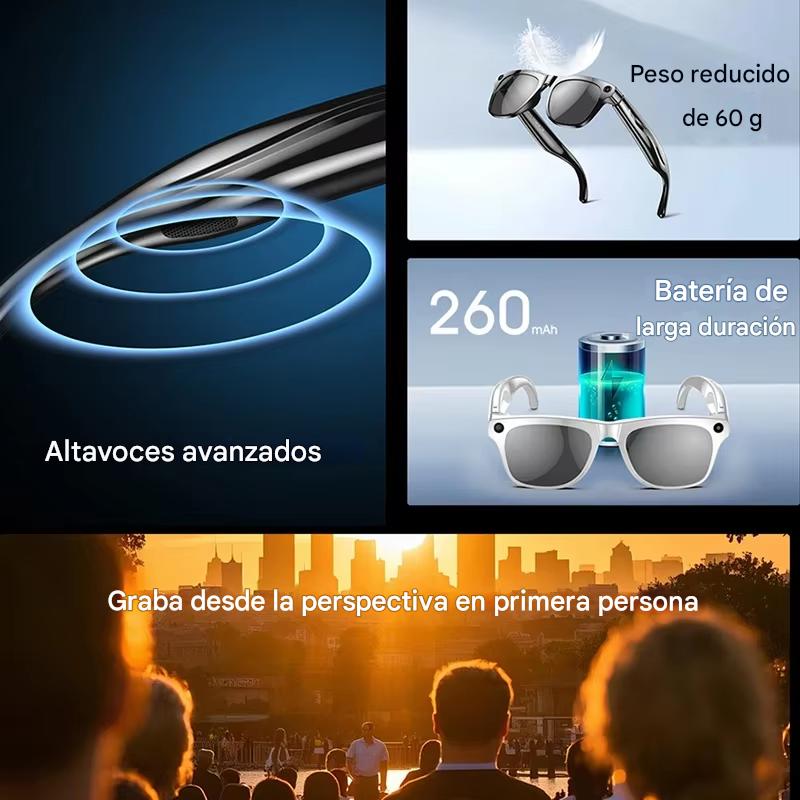Gafas Inteligentes Xiaomi 8K AI . Cámara 100MP, Llamadas Bluetooth, Asistente de Voz y Control por ChatGPT