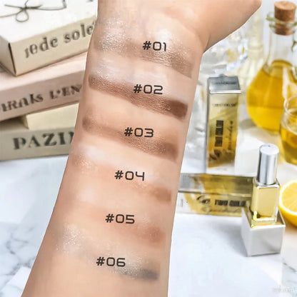 Double Color Eyeshadow Stick Glitter Highlight Shadow Stick Eye Makeup Waterproof Lasting Shimmer Metallic Eyeshadow Makeup