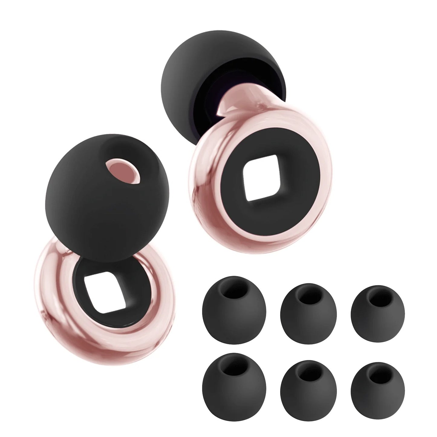 Tapones de Oído Loop Quiet de Silicona – Reducción de Ruido para Dormir, Nadar y Viajar | Reutilizables y Súper Cómodos