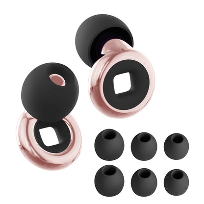 Tapones de Oído Loop Quiet de Silicona – Reducción de Ruido para Dormir, Nadar y Viajar | Reutilizables y Súper Cómodos