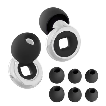 Tapones de Oído Loop Quiet de Silicona – Reducción de Ruido para Dormir, Nadar y Viajar | Reutilizables y Súper Cómodos