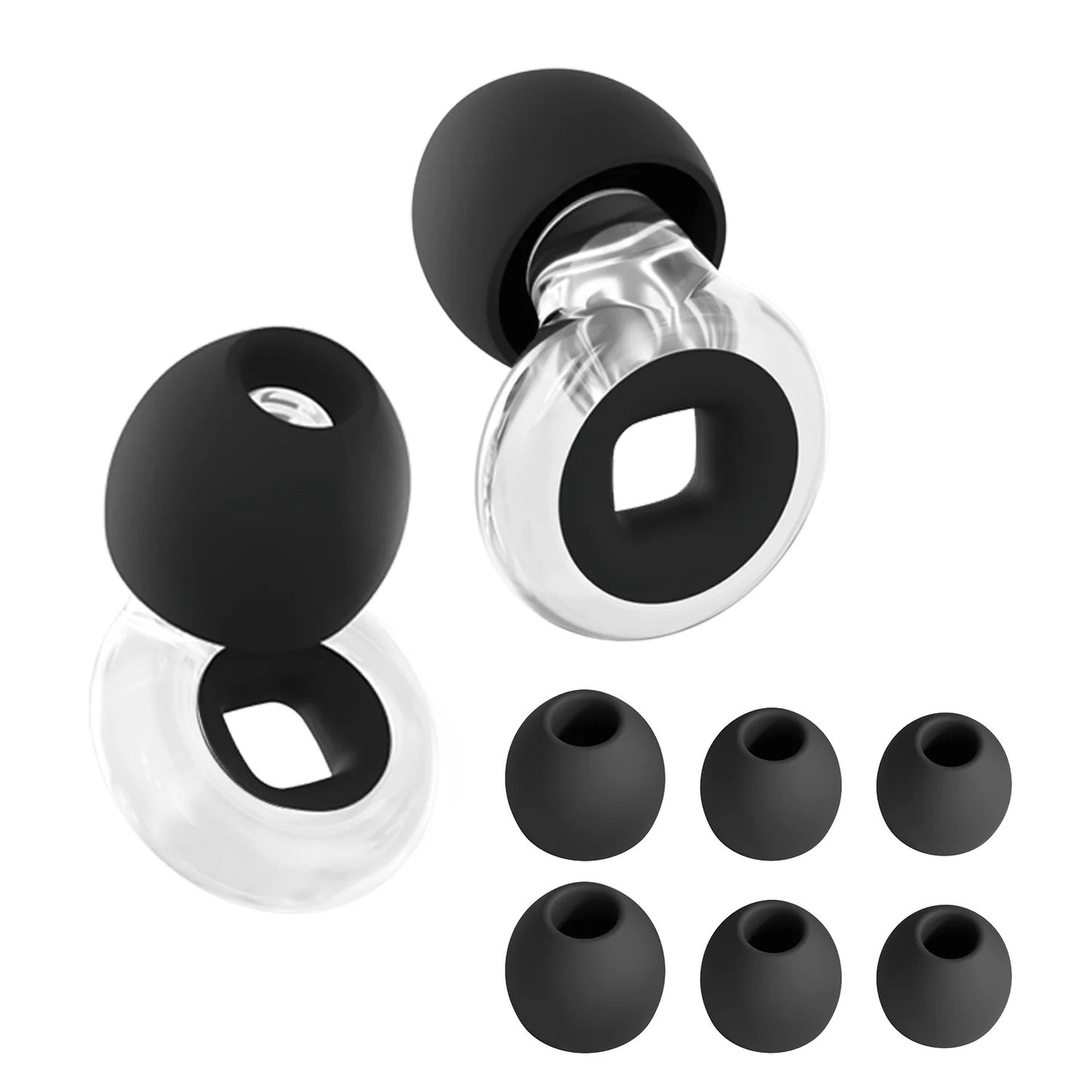 Tapones de Oído Loop Quiet de Silicona – Reducción de Ruido para Dormir, Nadar y Viajar | Reutilizables y Súper Cómodos