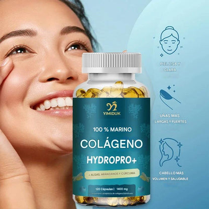 Colágeno Marino Premium 1400mg – Con Ácido Hialurónico, Biotina, Vitaminas y Minerales | Piel Radiante, Cabello Fuerte y Articulaciones Saludables